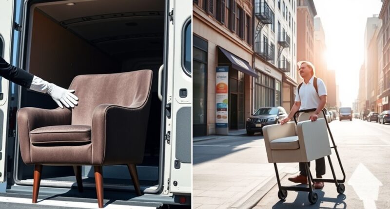 delivery options for chairs