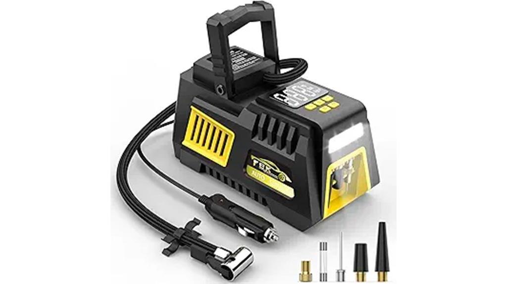 digital portable tire inflator