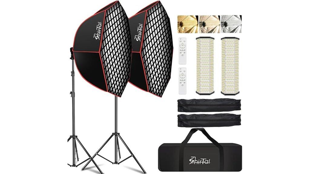 dimmable led softbox kit