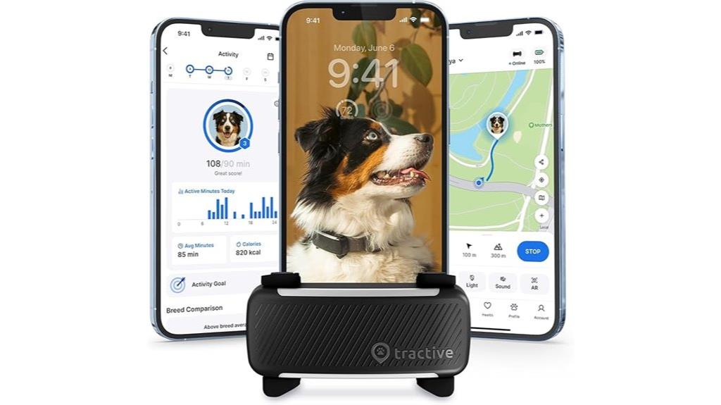 dog gps with health monitoring