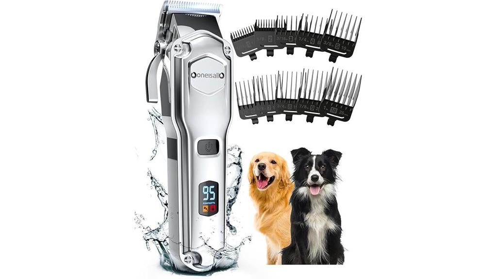 dog grooming clippers silver