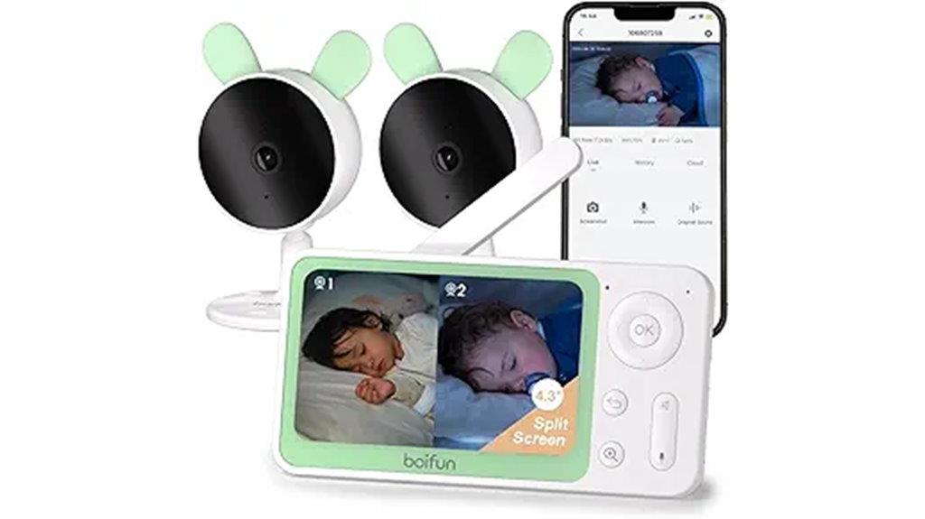 dual camera baby monitor