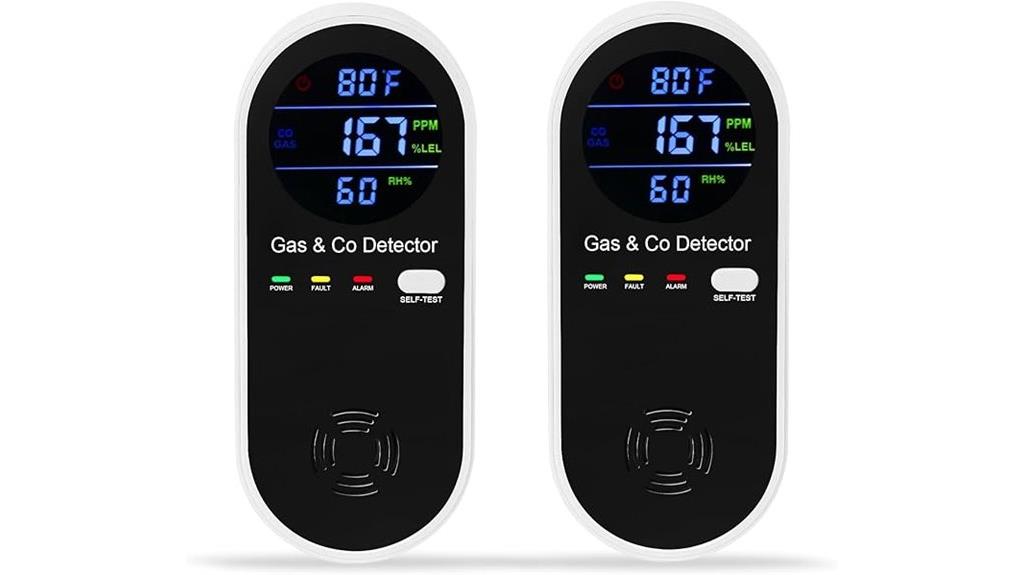 dual gas co detectors