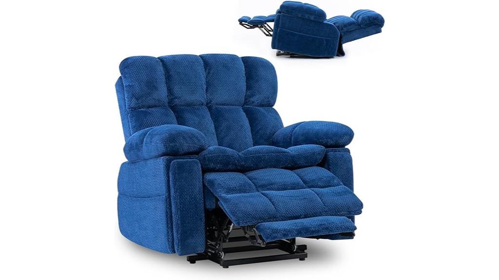 dual motor massage recliner