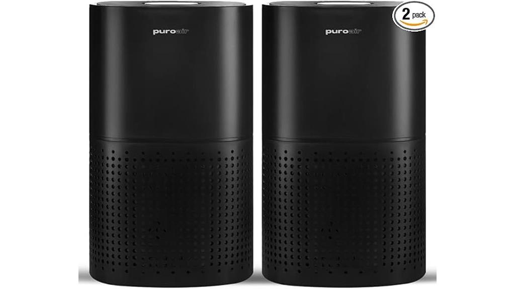 dual puroair hepa purifiers