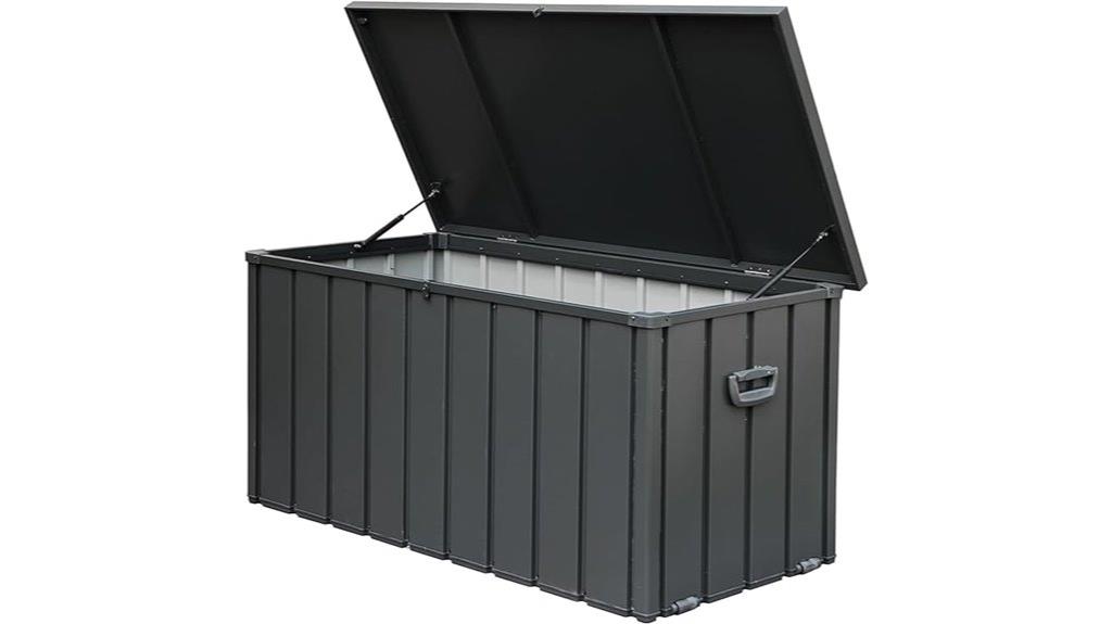 durable outdoor metal storage