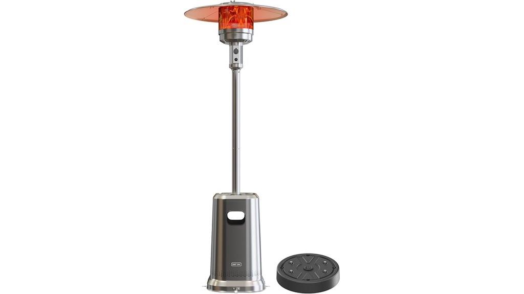 east oak patio heater