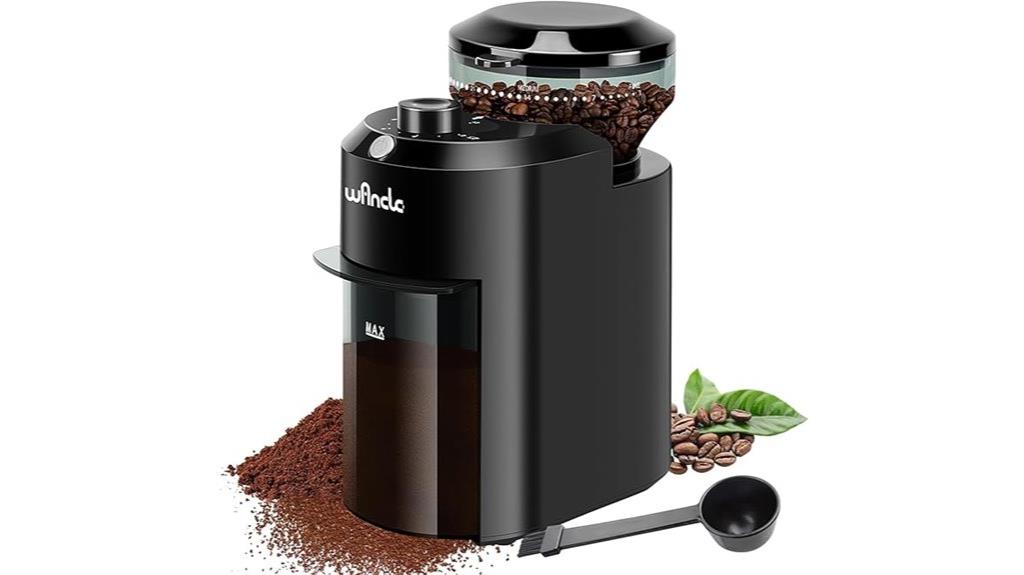 electric burr coffee grinder