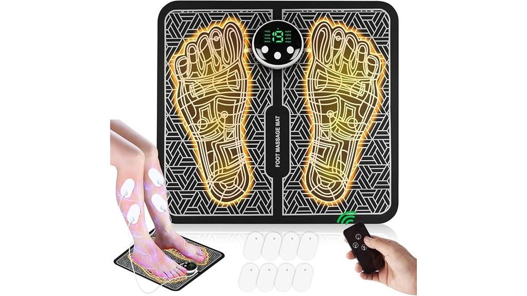 electronic nerve stimulator with lcd