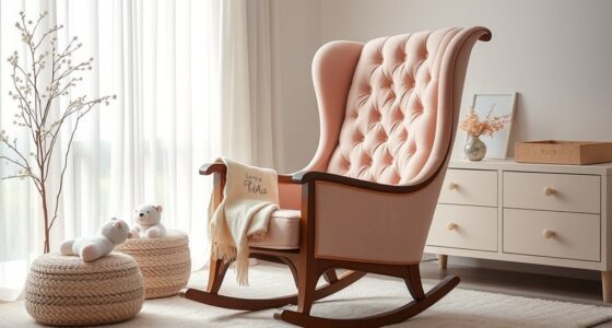 elegant luxury nursery chairs
