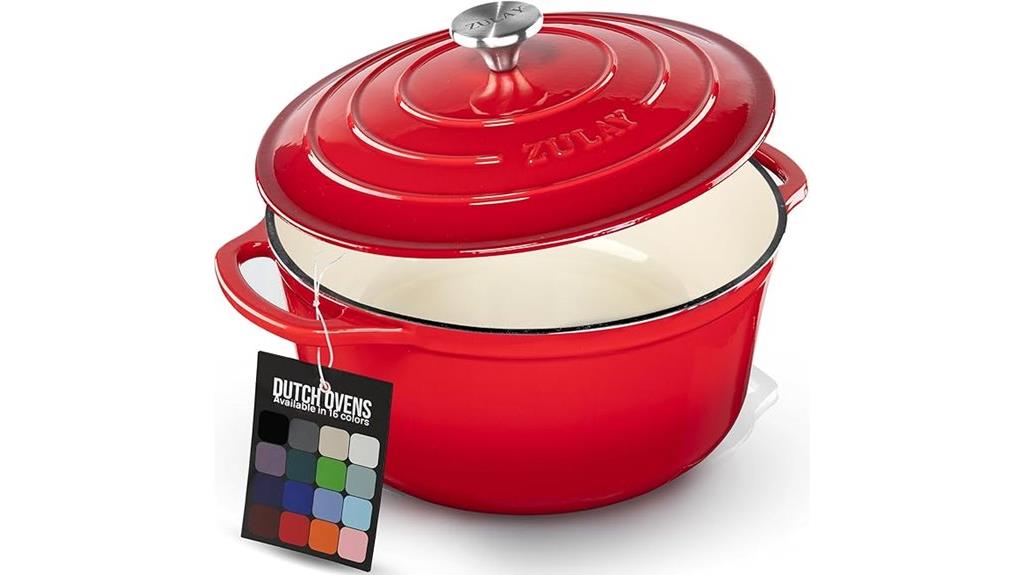 enamelled cast iron dutch oven