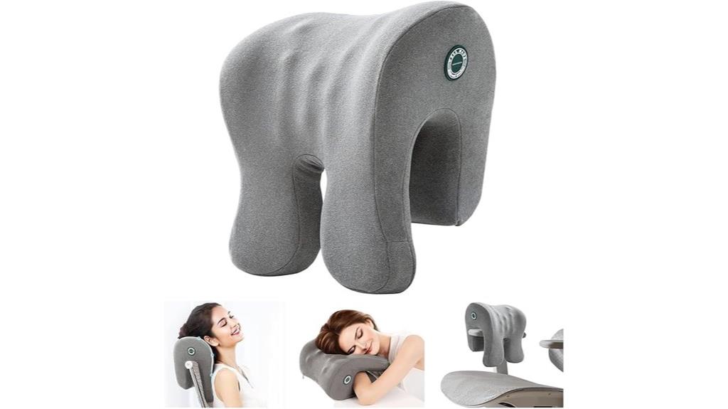 ergonomic memory foam neck pillow