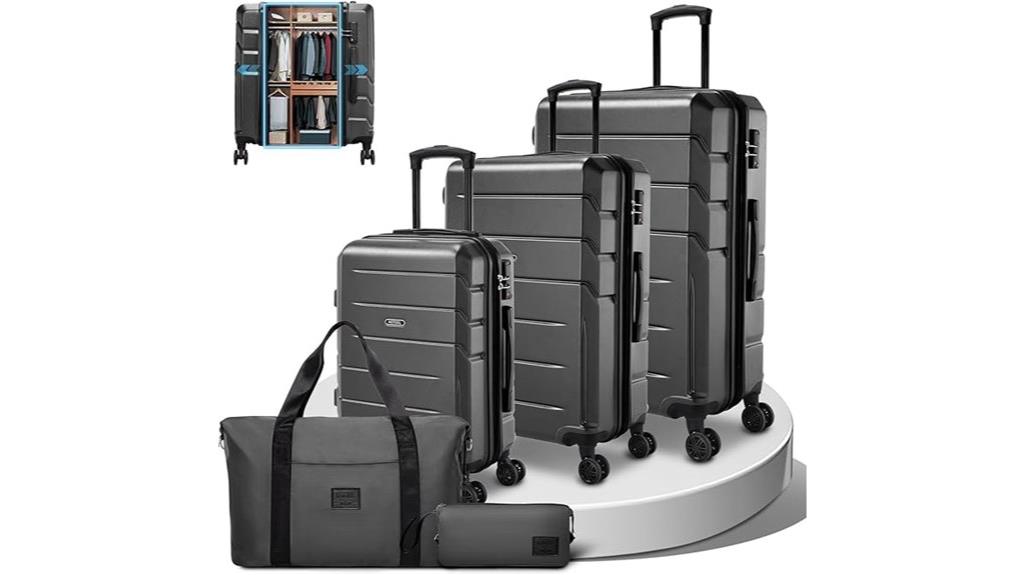 expandable luggage set with warranty
