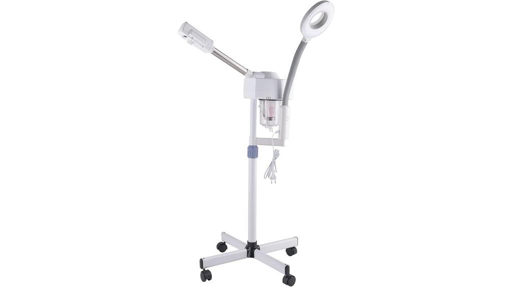 facial steamer with magnifier
