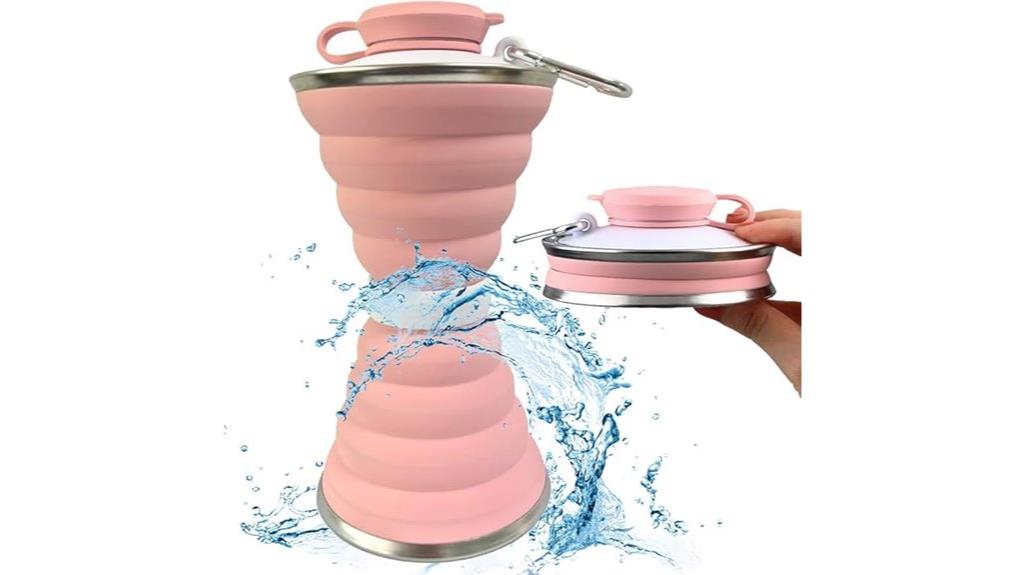flexible portable water container