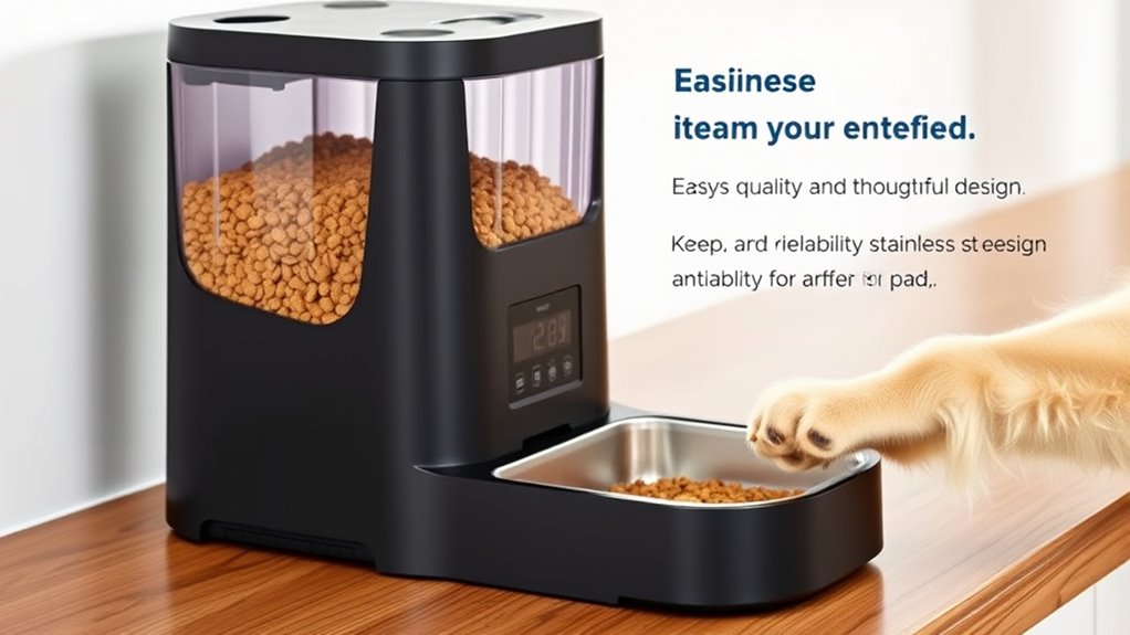 flexible precise feeding options