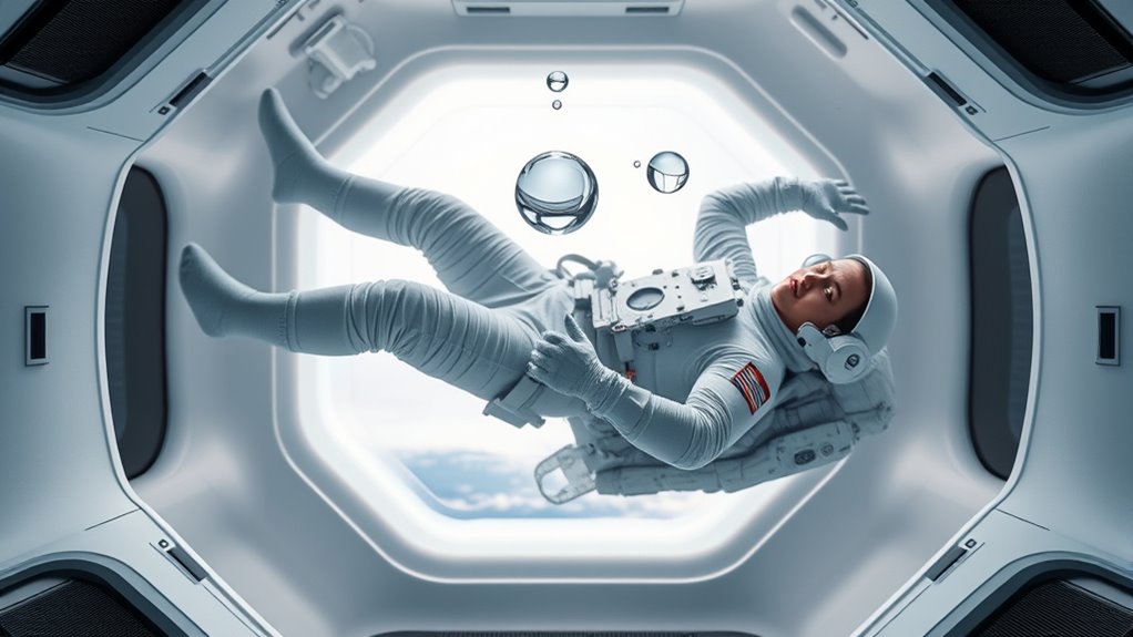 floating effortless relaxed sensation