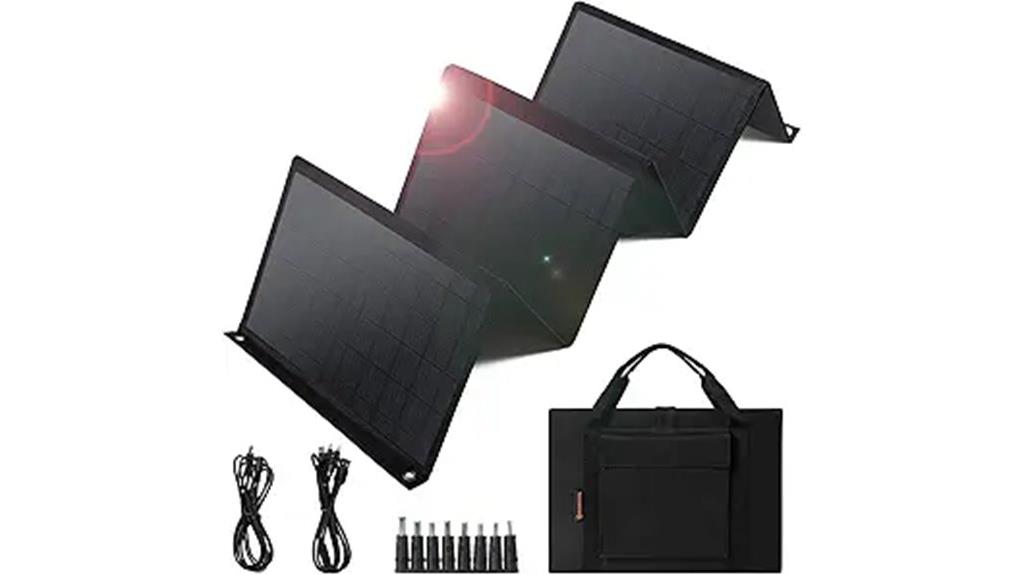 foldable 60w solar panel