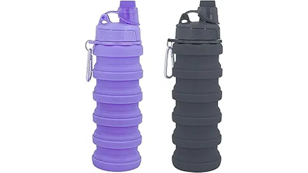 foldable hiking water bottle