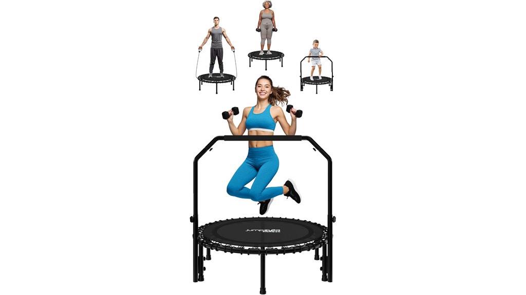 foldable indoor mini trampoline