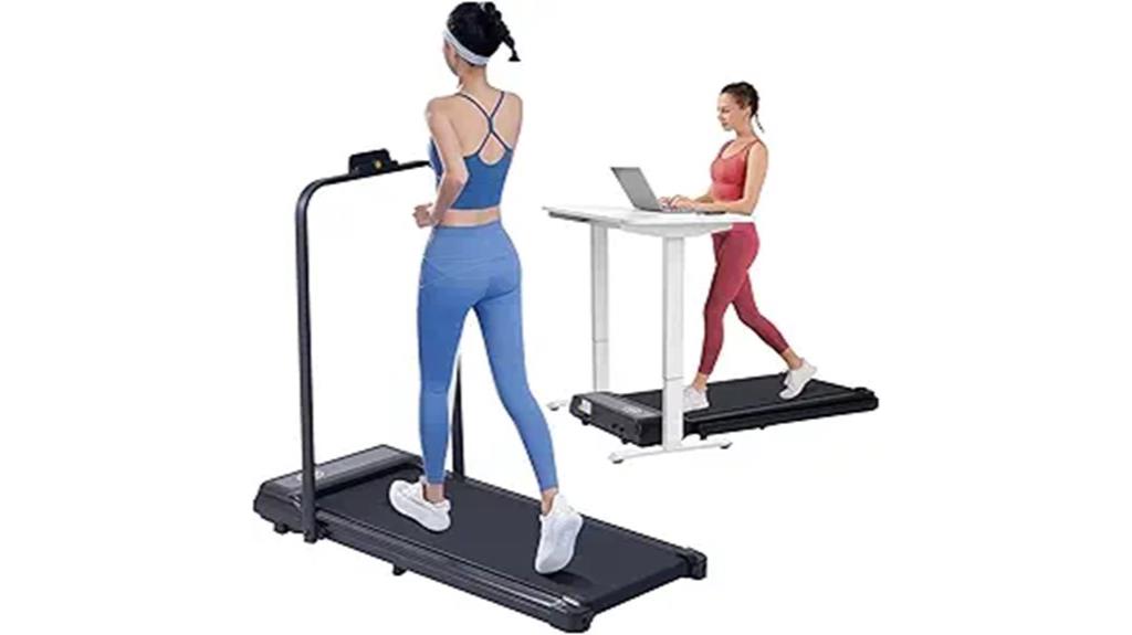 folding electric desk treadmill
