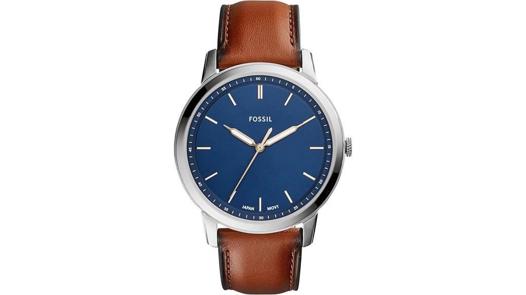 fossil men s minimalist watch