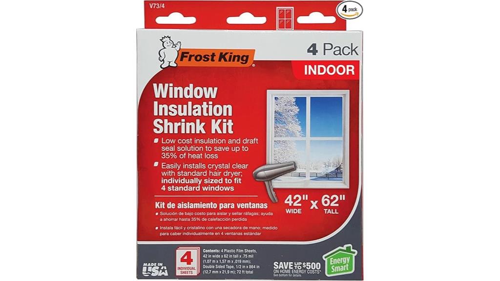 four pack clear shrink film