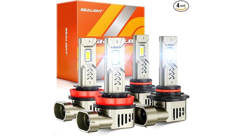 four pack headlight bulbs