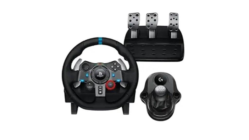 gaming wheel with pedals