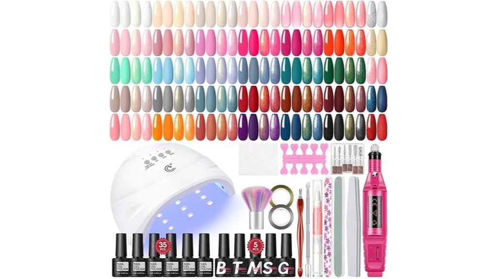 gel nail kit with light
