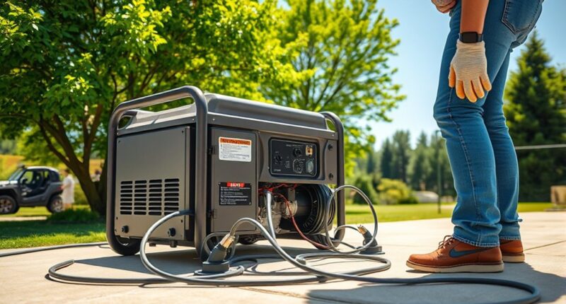 generator safety tips