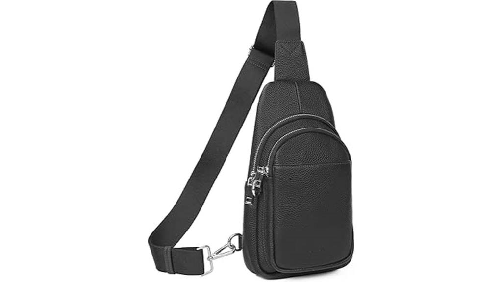 genuine leather small sling