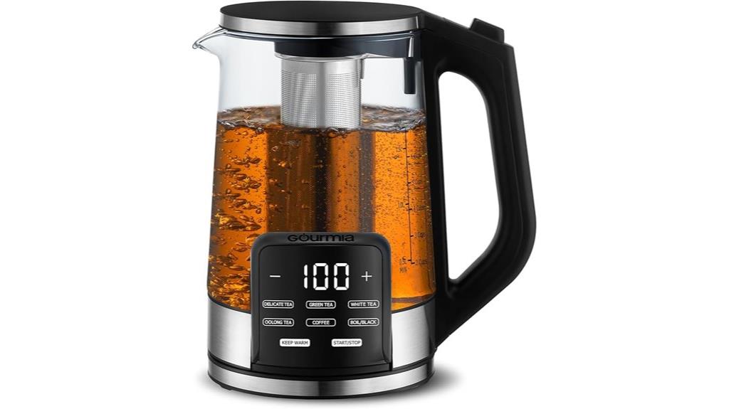 gourmia 1 7l electric kettle