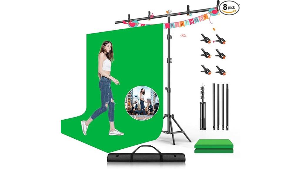 green screen backdrop stand
