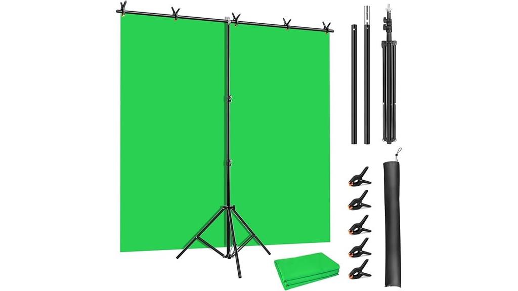 green screen kit with stand