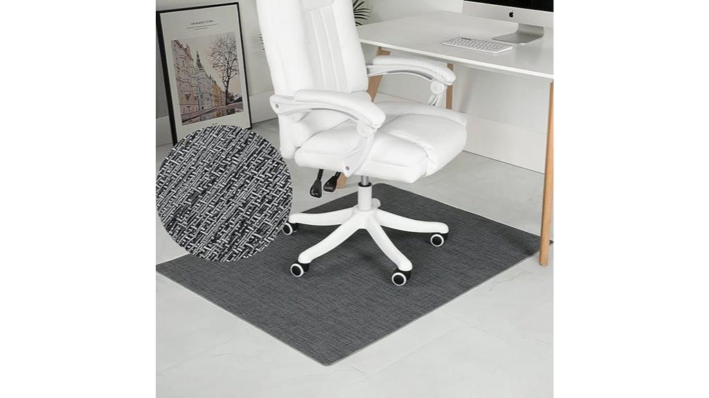 hardwood floor chair mat