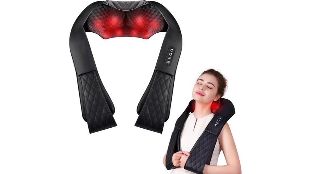 heat enabled neck massage