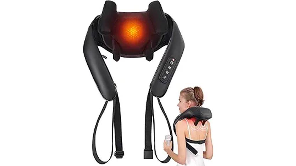heated back neck massager