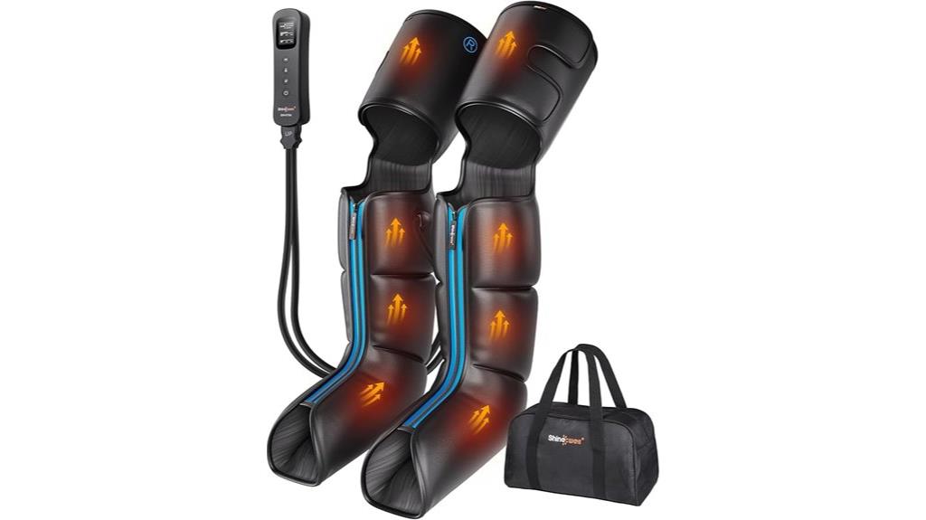 heated compression leg massager