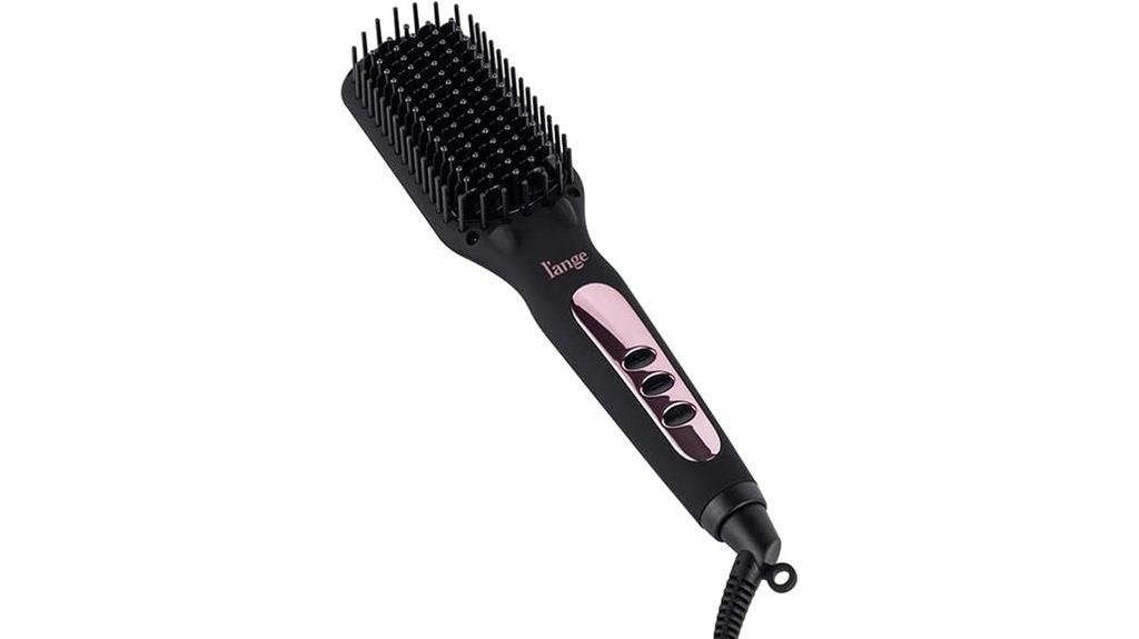 heated frizz control brush