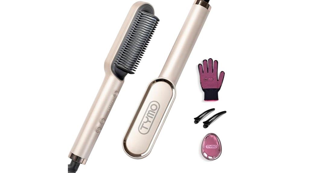 heated hair styling brush