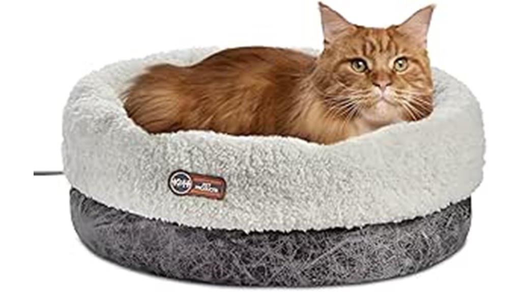 heated indoor cat bed