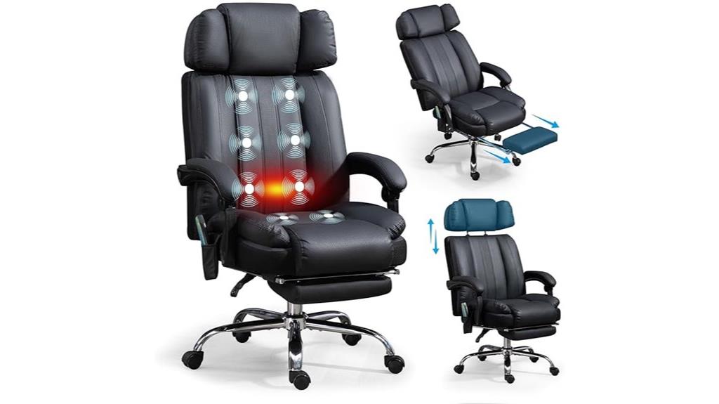 heated massage office chair