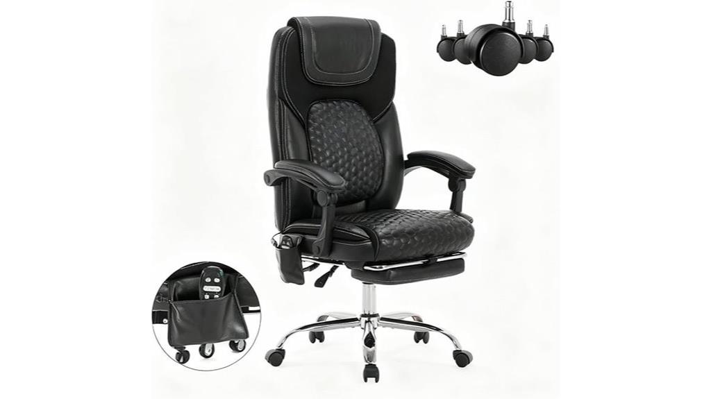 heated massage office chair