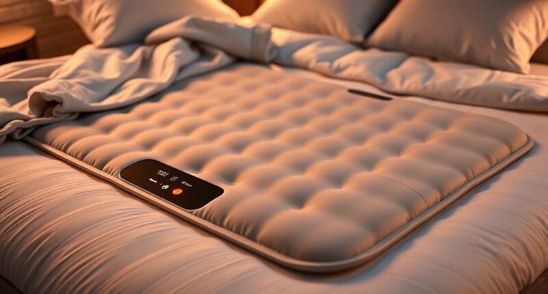 heated mattress pads with safety