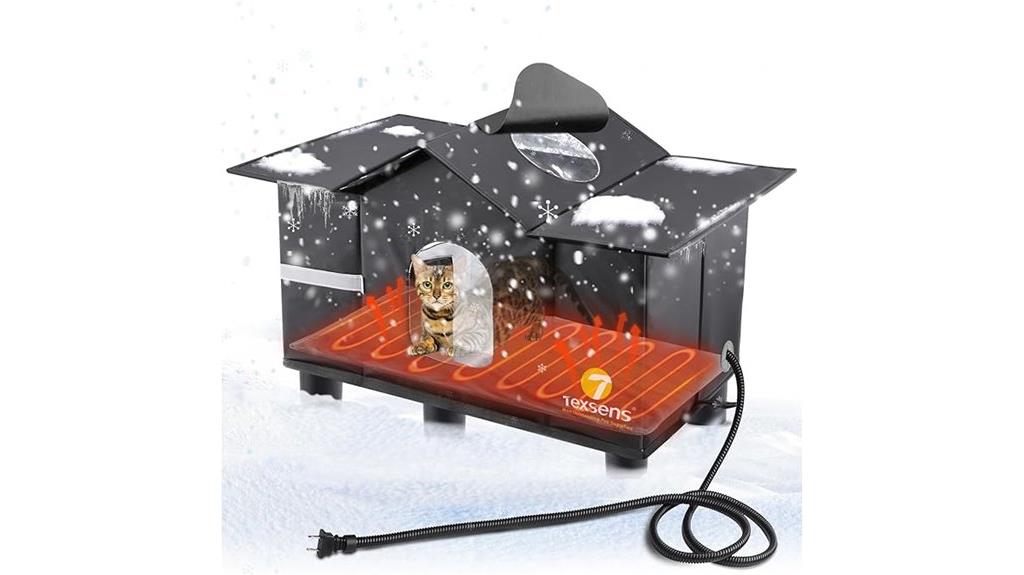 heated outdoor cat shelter