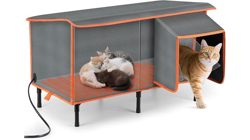 heated outdoor cat shelter