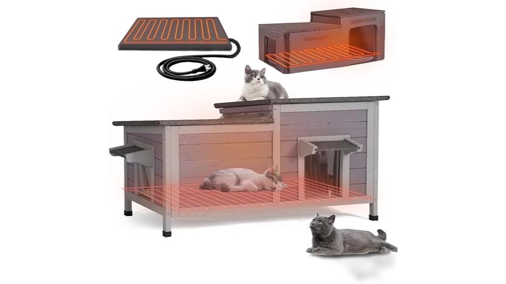 heated outdoor cat shelter