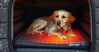 heated outdoor dog pads