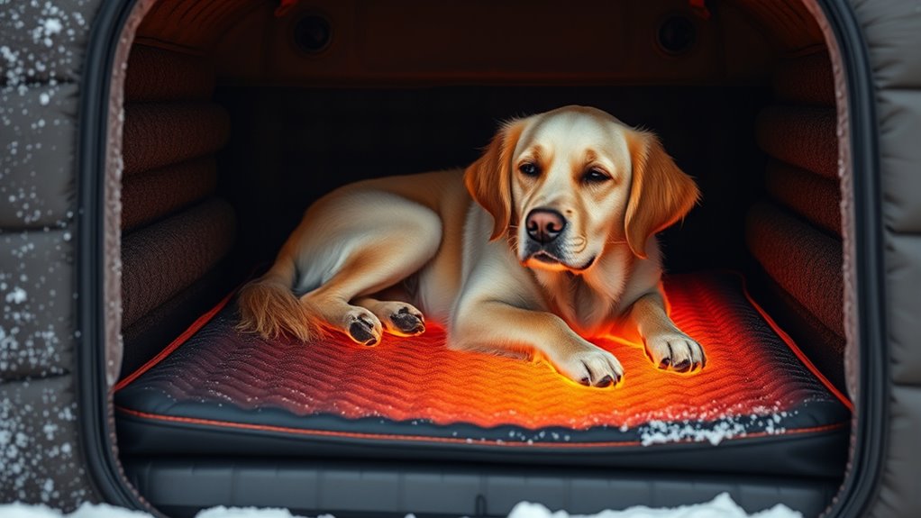 heated outdoor dog pads